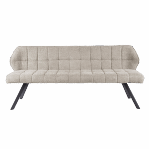 Eetkamerbank raster / Boucle zandkleur Eetkamerbank raster / Boucle zandkleur