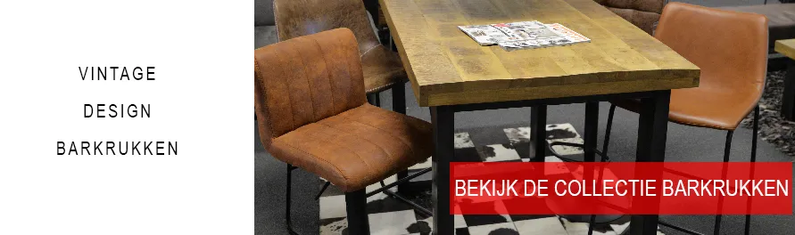 Vintage design barkrukken Vintage design barkrukken