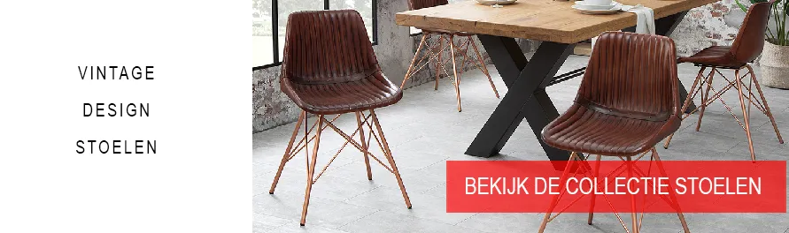 Vintage design stoelen Vintage design stoelen