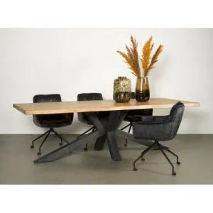 Eettafel Sovana Live-edge Naturel 240