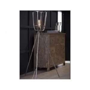 Vintage Vloerlamp Basket