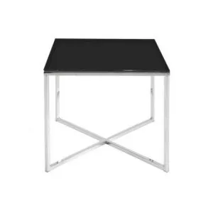 Bijzettafel Square Cross Zwart