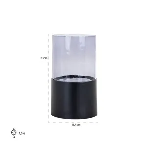 Windlicht Arvin klein (Black)