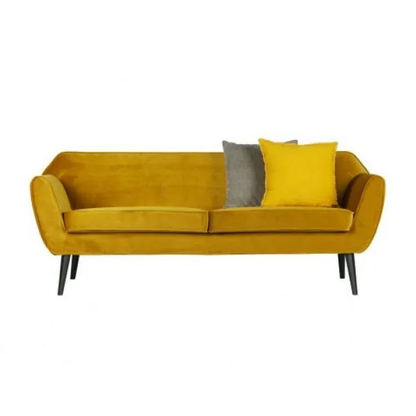 Rocco Sofa 187 Cm Fluweel Oker