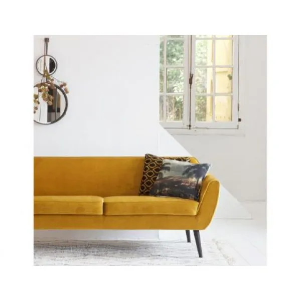 Rocco Sofa 187 Cm Fluweel Oker