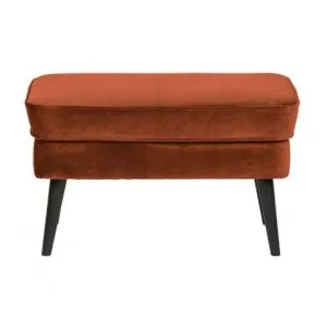 Rocco Hocker Fluweel Roest