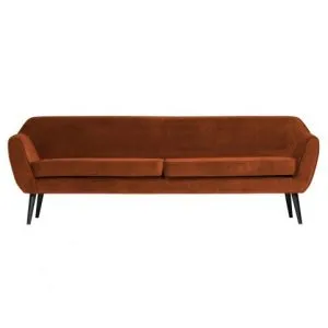 Rocco Xl Sofa 230 Cm Fluweel Roest
