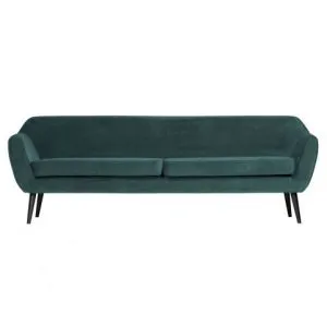 Rocco Xl Sofa 230 Cm Fluweel Teal