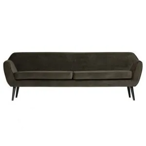Rocco Xl Sofa 230 Cm Fluweel Warm Groen