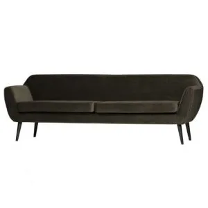 Rocco Xl Sofa 230 Cm Fluweel Warm Groen