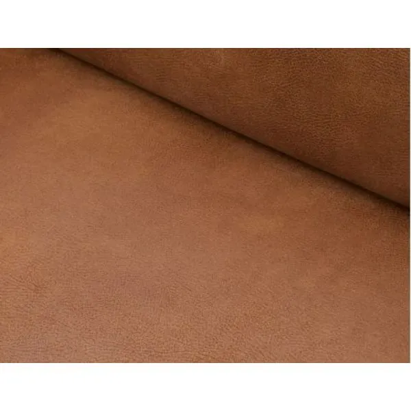 Statement 3-zits Bank 230 Cm Lederlook Cognac