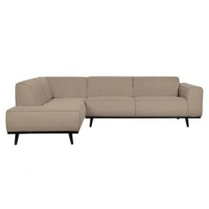 Statement Hoekbank Links BouclÉ Beige