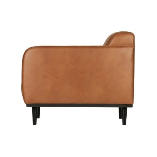 Statement Fauteuil Met Arm Lederlook Cognac