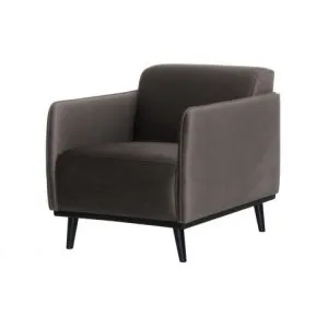 Statement Fauteuil Met Arm Fluweel Taupe