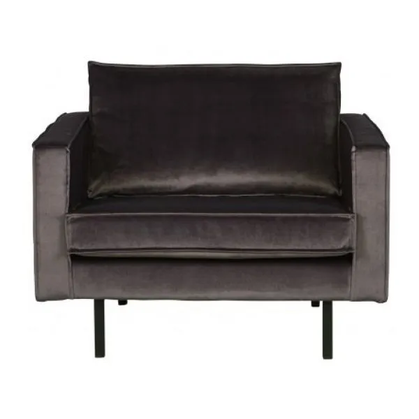 Rodeo Fauteuil Velvet Antraciet
