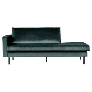 Rodeo Daybed Left Velvet Teal