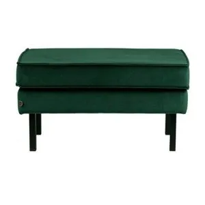 Rodeo Hocker Op Poten Velvet Green Forest