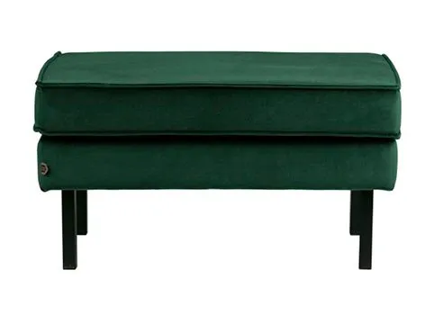 original-4049.jpg Rodeo Hocker Op Poten Velvet Green Forest