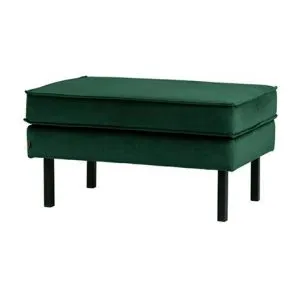 Rodeo Hocker Op Poten Velvet Green Forest