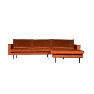 Rodeo Chaise Longue Rechts Velvet Roest