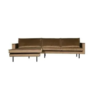 Rodeo Chaise Longue Links Velvet Taupe