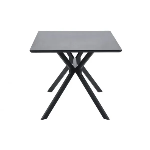 Bruno Eettafel Rechthoek Mdf Zwart 160x90cm