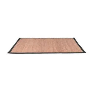 Vloerkleed Jute 230x160 Zwart