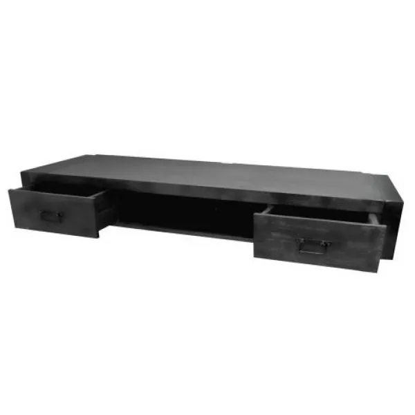 Zwevend TV Meubel Construction 180 Zwart