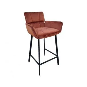Barkruk Jasmijn Velvet Roest
