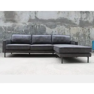 Vintage Meubel - Loungebank Apache II Antraciet