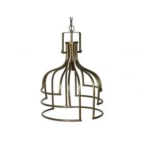 PTMD Hanglamp Denli Brass Iron L