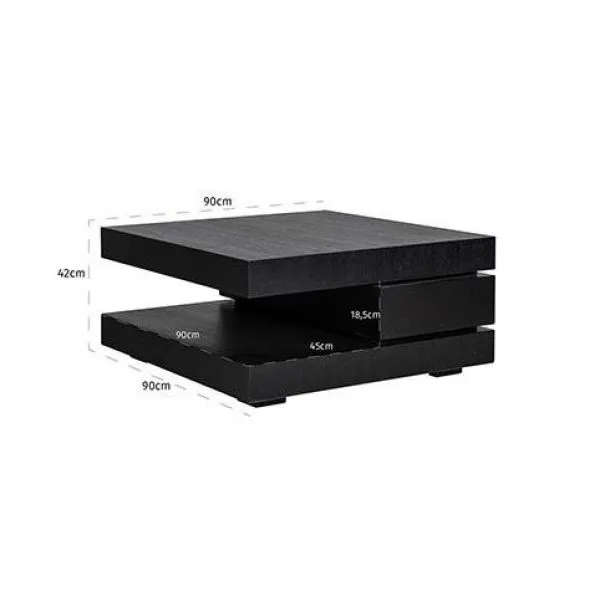 Salontafel Oakura Blok C (Black)