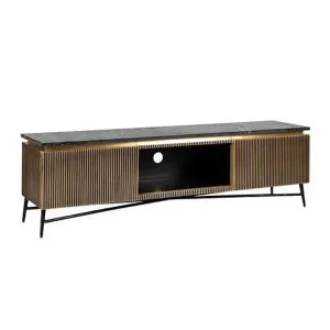 TV-Dressoir Ironville 2-deuren (Gold)