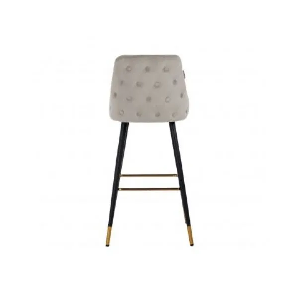 Barstoel Imani Khaki Velvet (Quartz Khaki 903)