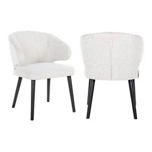 Stoel Indigo White Bouclé (Copenhagen 900 Bouclé White)