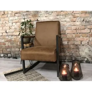 Fauteuil Tyler cognac