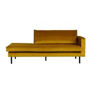 Rodeo Daybed Left Velvet Oker