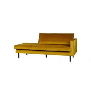 Rodeo Daybed Left Velvet Oker