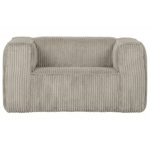 Bean Fauteuil Grove Ribstof Naturel