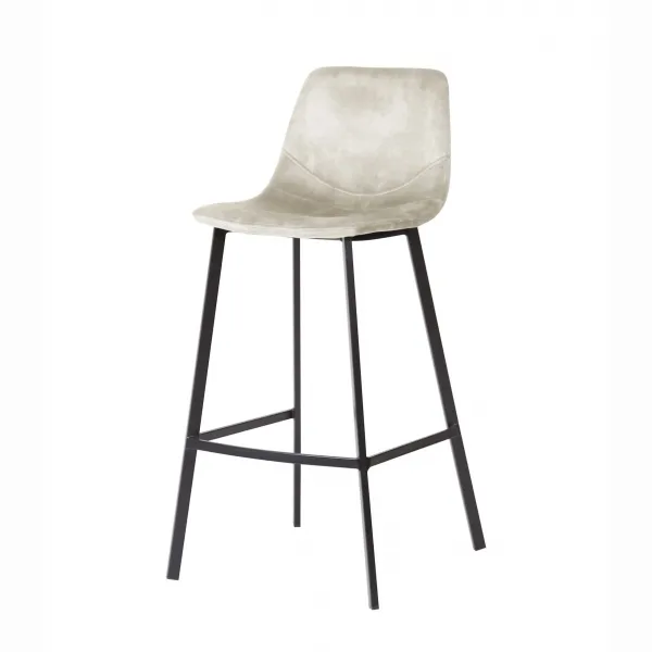 Barkruk Barfly Velvet Beige