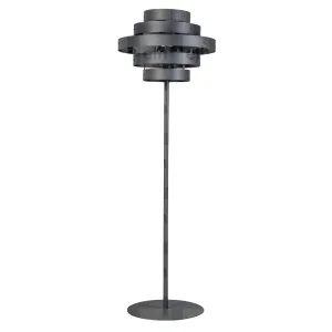 Vloerlamp Blagoon 5 Ringen Antraciet