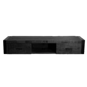 Zwevend TV Meubel Construction 130 Zwart