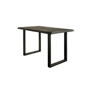 Bartafel Ultimo Live Edge Zwart 160