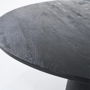 Eettafel Aron Rond 130 Zwart