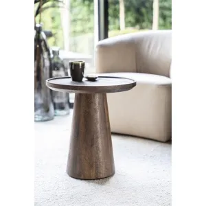Bijzettafel Ron 46 cm Bruin