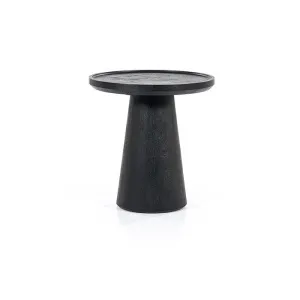 Bijzettafel Ron 46 cm Zwart