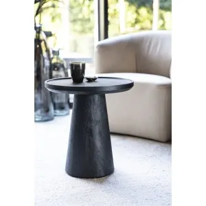 Bijzettafel Ron 46 cm Zwart