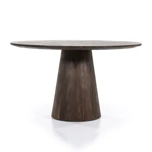 Eettafel Aron Rond 130 Bruin
