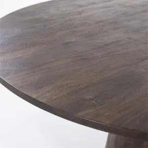 Eettafel Aron Rond 130 Bruin