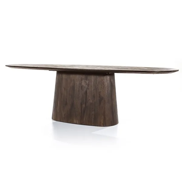 Eettafel Aron Ovaal 200 Bruin